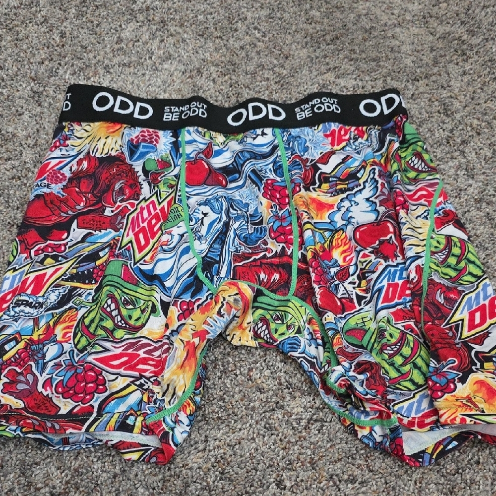Men's Graphic Boxer Briefs - Multicolor